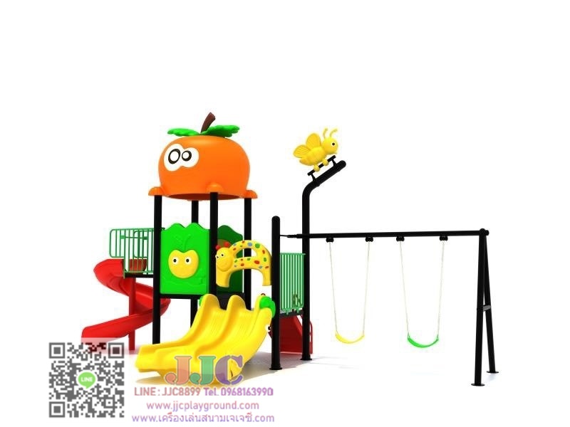 เครื่องเล่นสนามชุดโทเมโทแอนด์ผึ้งน้อย,สนามเด็กเล่นราคาถูก