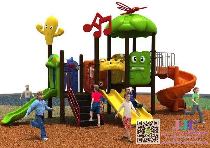 เครื่องเล่นสนามเสา89 ชุดแมลงปอกบเพื่อนกระบองเพชร