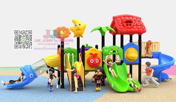 เครื่องเล่นสนามชุดอนุบาลพาฝันสไลเดอร์ท่ออูโมงค์