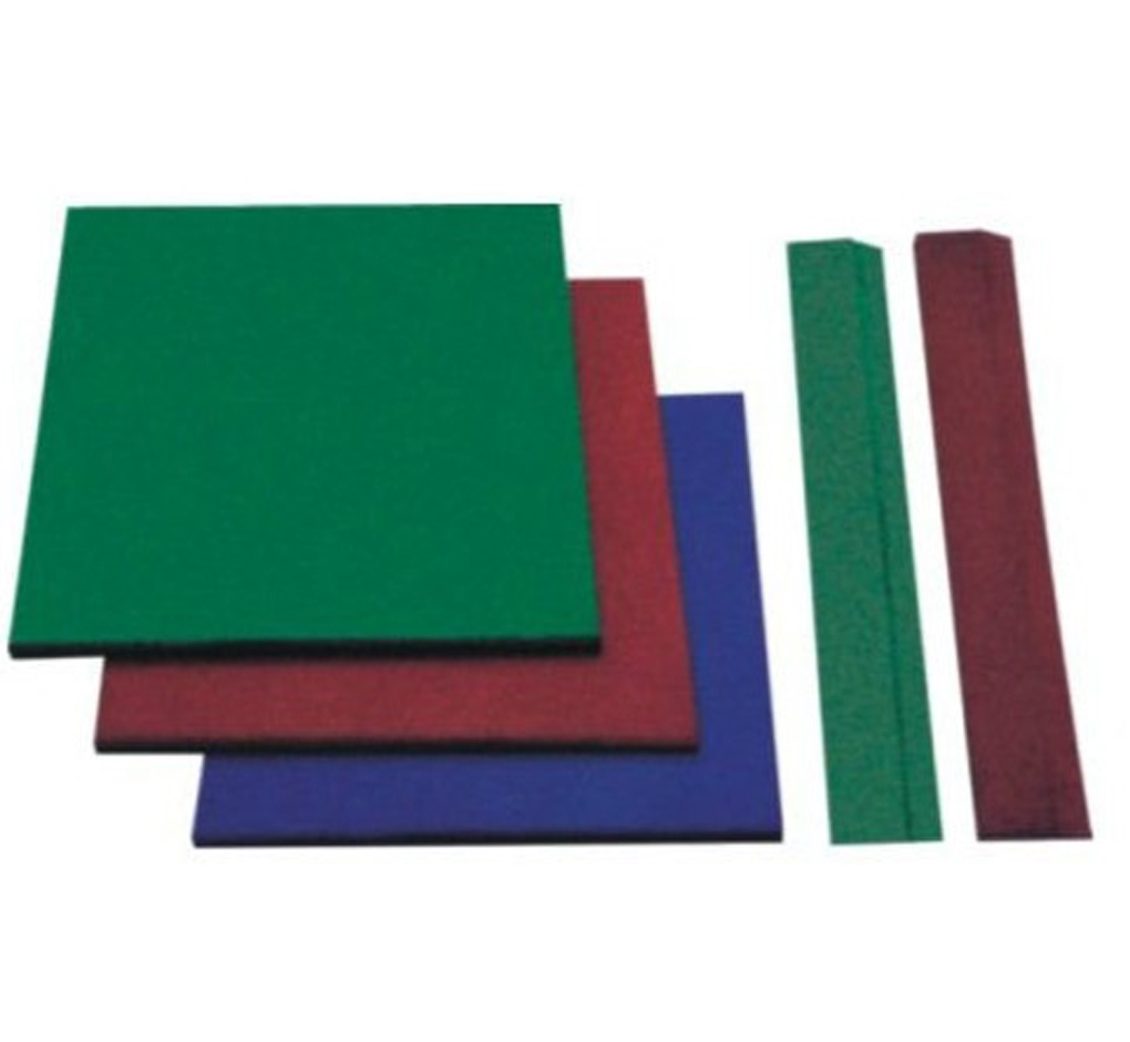 แผ่นยางกันกระแทก หลักสี ขนาด50*50ซม.