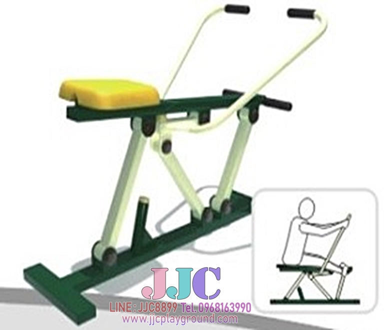 อุปกรณ์บริหารแขน-ขา แบบโยกกรรเชียงบกเดี่ยว