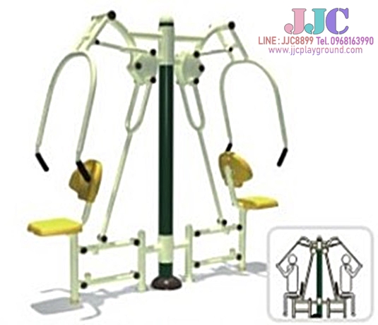 อุปกรณ์บริหารแขน-หัวไหล่ แบบดันยกตัว