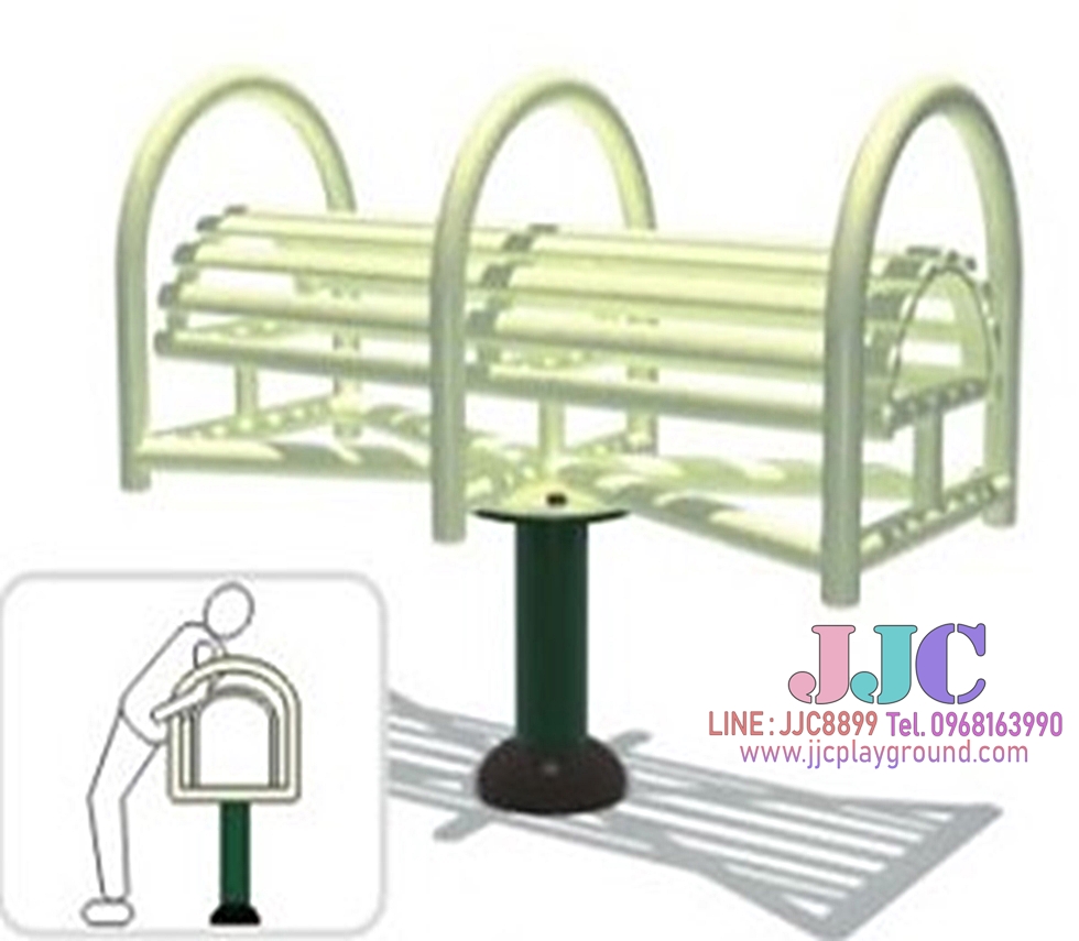 อุปกรณ์บริหารยืดหลังกล้ามเนื้อ แบบคู่