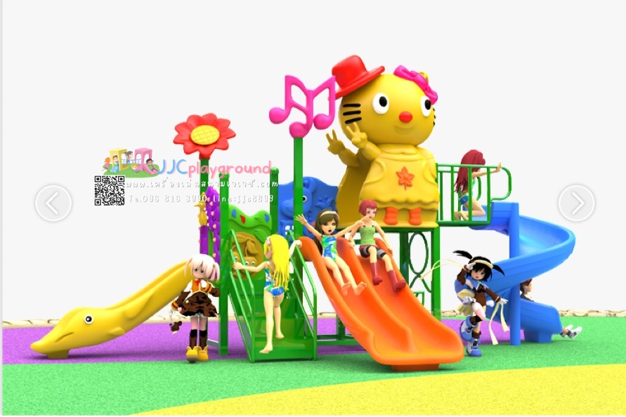 สไลเดอร์ชุดแมวเหมียวใส่หมวกร่าเริง