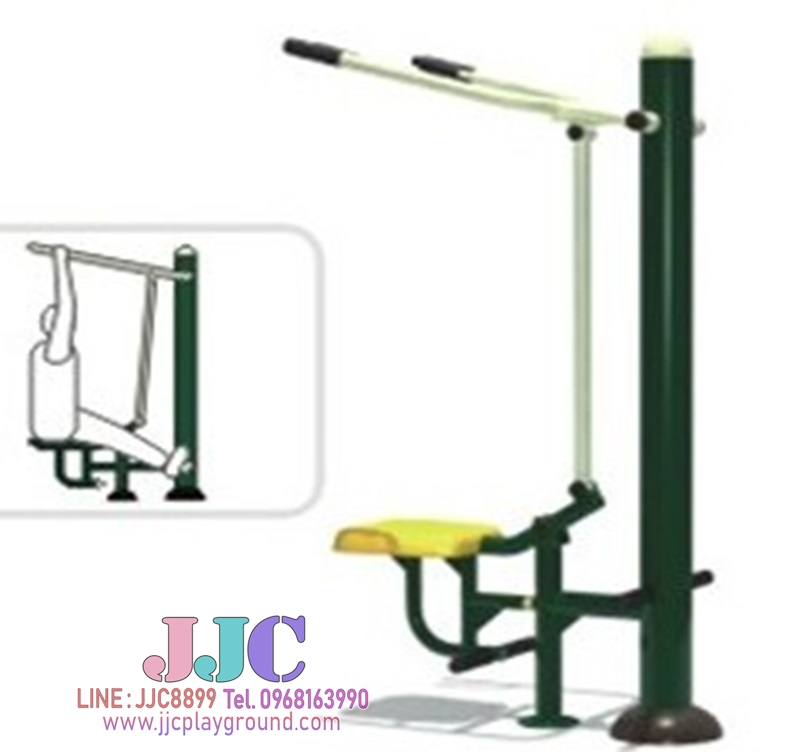 อุปกรณ์บริหารแขน แบบถ่าง-หุบยกตุ้มน้ำหนัก